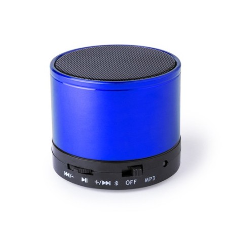 Haut-Parleur Bluetooth Économique 3W Personnalisé Martins Matières : métal Couleurs : bleu impression logo haute qualité