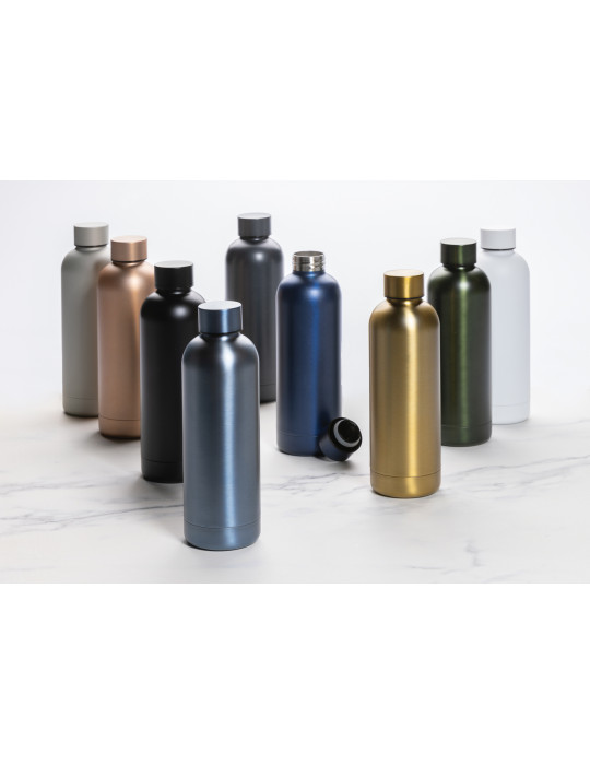 Gourde Impact 500 ml isotherme en acier RCS personnalisable