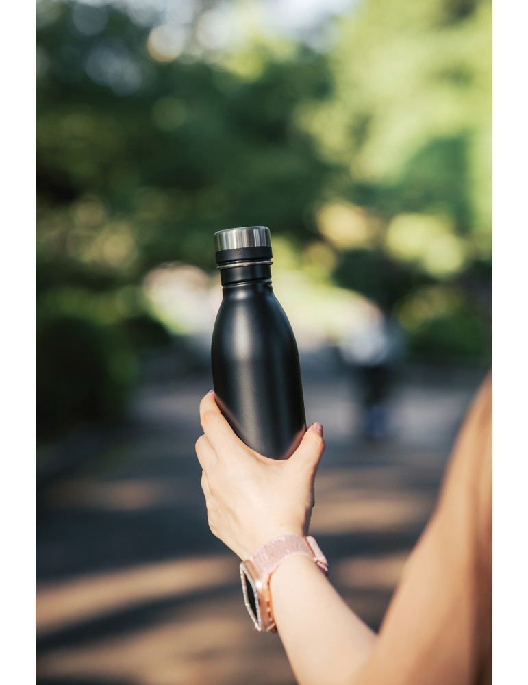 Gourde 500 ml en acier recyclé 18/8 RCS personnalisable
