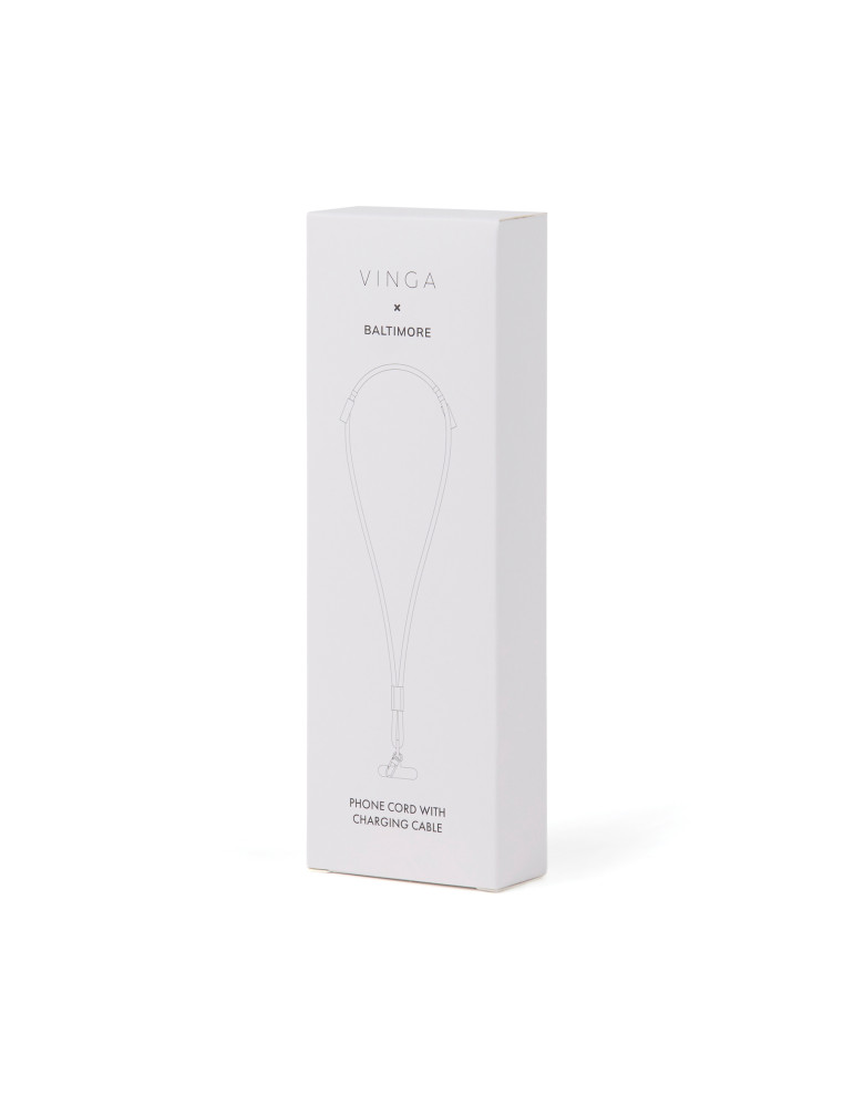 Cordon téléphone Vinga Baltimore USB-C 60 W recyclé RCS personnalisable