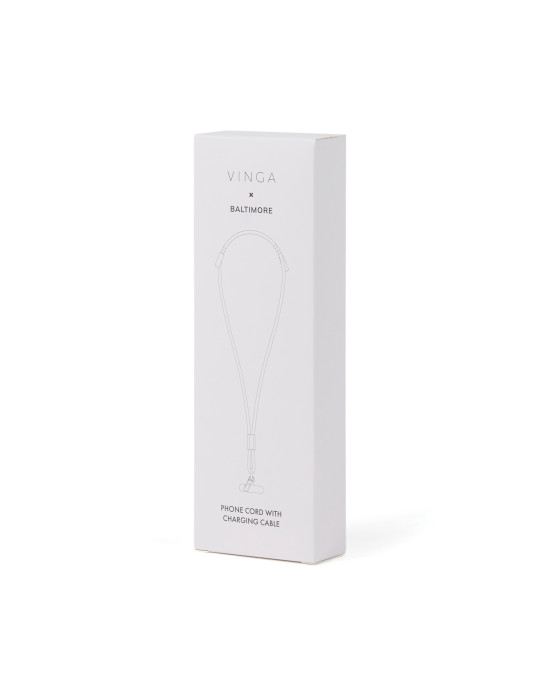 Cordon téléphone Vinga Baltimore USB-C 60 W recyclé RCS personnalisable