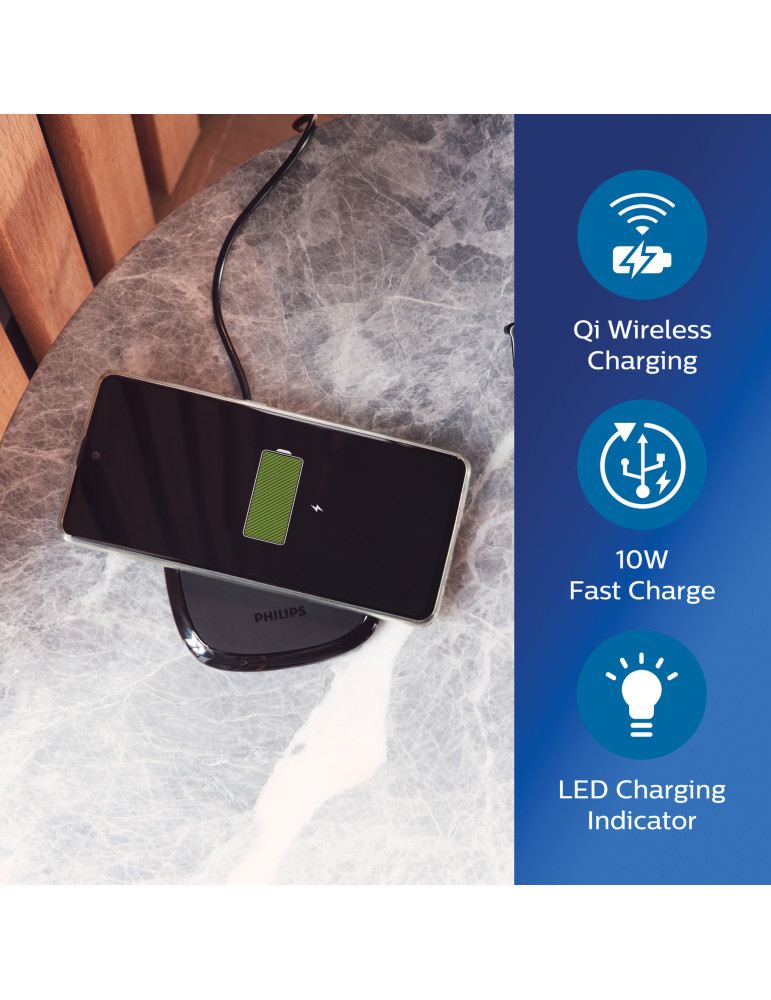 Chargeur Qi 10W Sans Fil Philips personnalisable