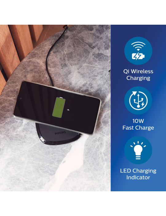 Chargeur Qi 10W Sans Fil Philips personnalisable
