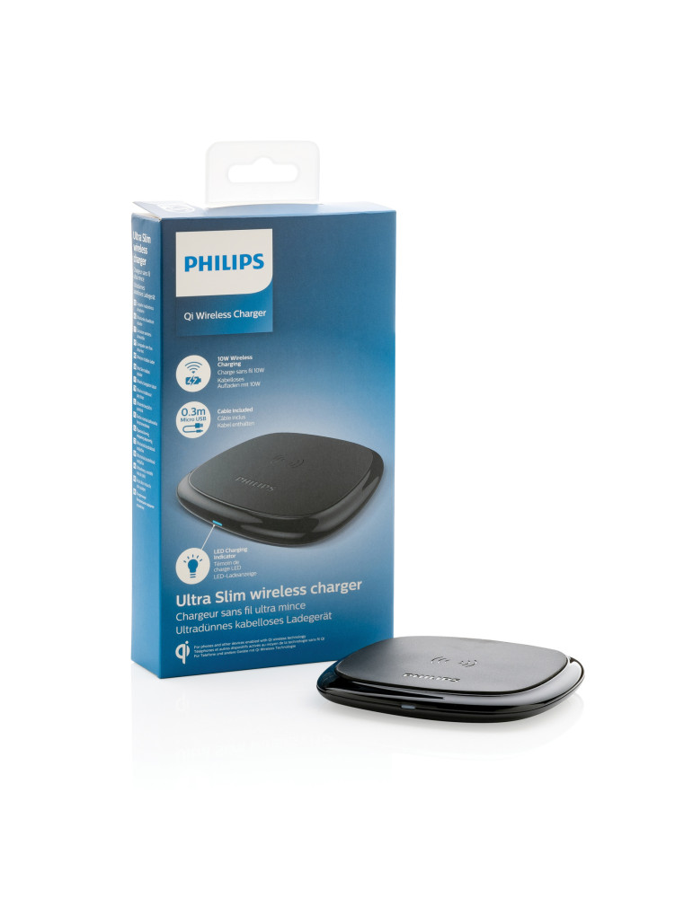 Chargeur Qi 10W Sans Fil Philips personnalisable
