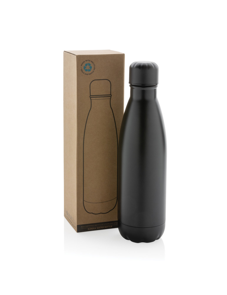Gourde Eureka 500 ml en acier recyclé RCS personnalisable