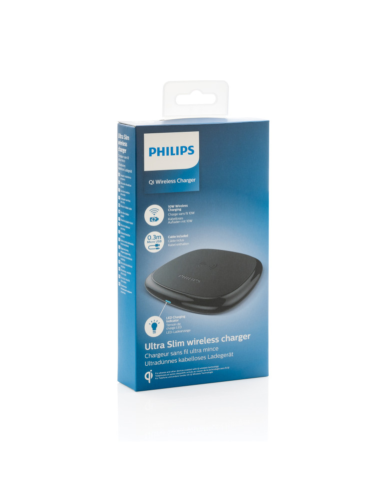 Chargeur Qi 10W Sans Fil Philips personnalisable