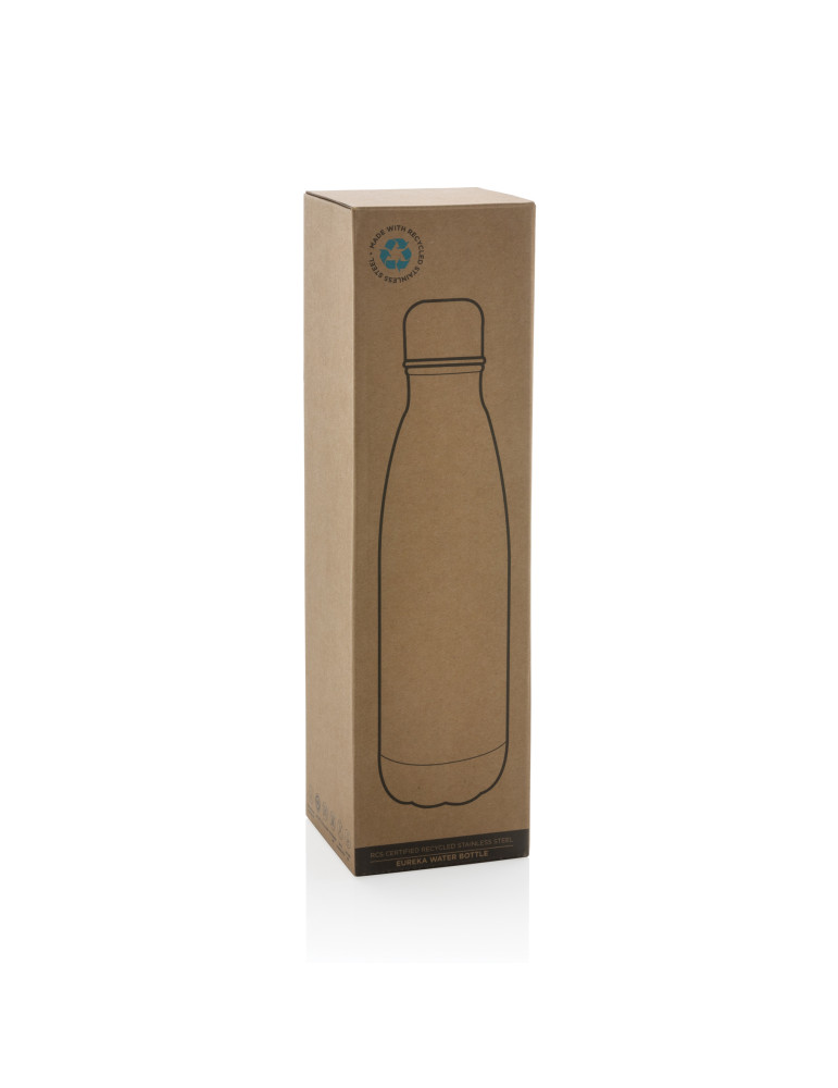 Gourde Eureka 500 ml en acier recyclé RCS personnalisable