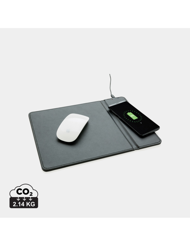 Tapis de souris avec chargeur à induction 5W personnalisable