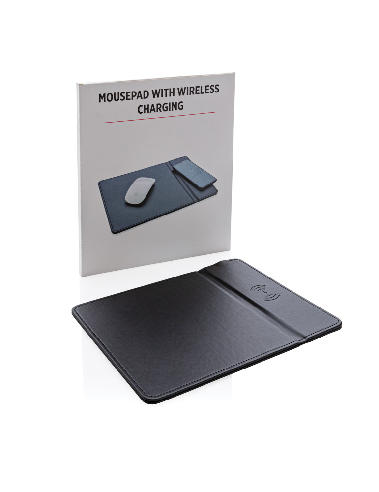 Tapis de souris avec chargeur à induction 5W personnalisable