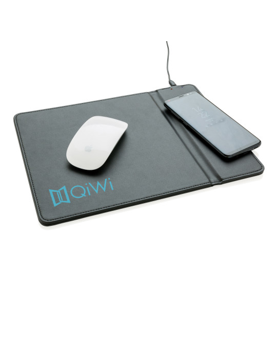 Tapis de souris avec chargeur à induction 5W personnalisable