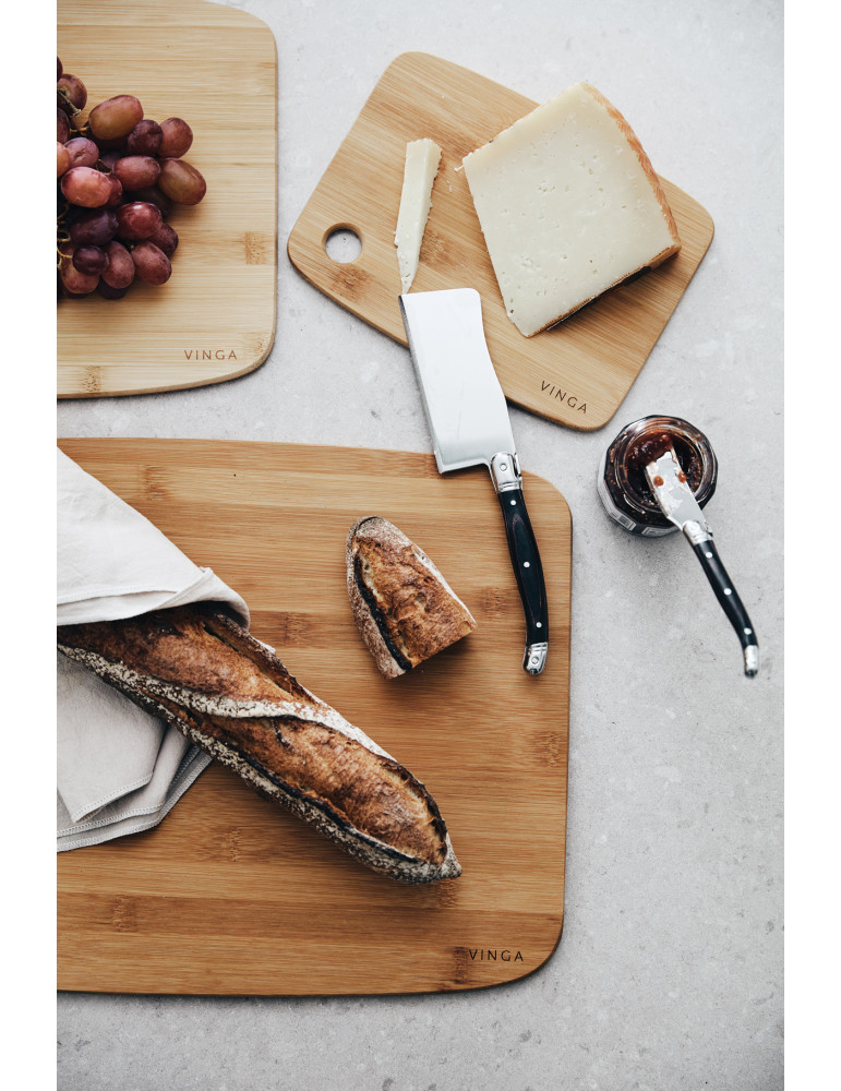 Trois couteaux fromage et beurre Vinga Gigaro personnalisable