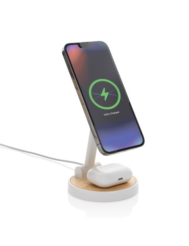 Chargeur 15W magnétique 2 en 1 Ontario personnalisable 2