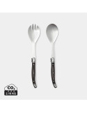 Couverts à salade Vinga Gigaro manches pakkawood personnalisable