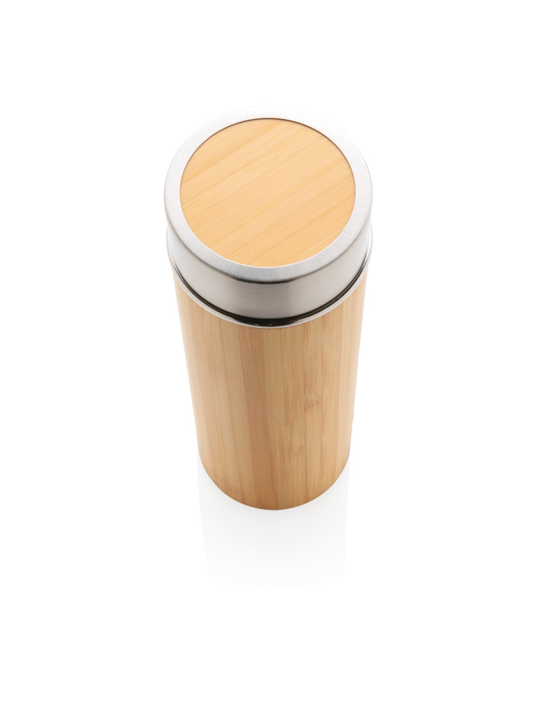 Gourde bambou 300 ml à goulot large personnalisable