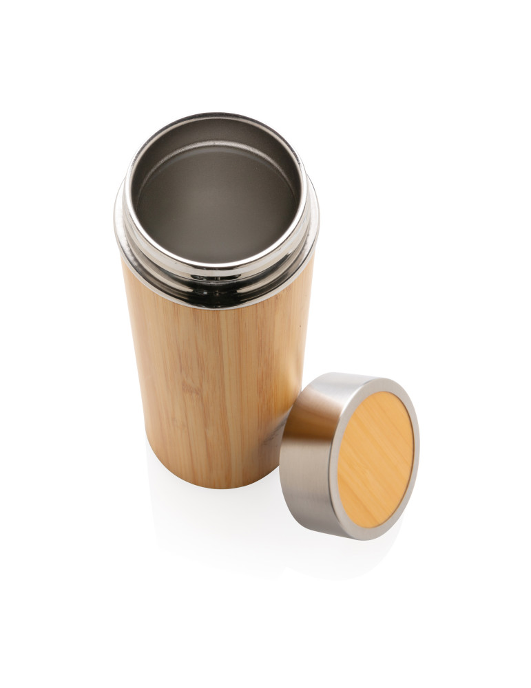 Gourde bambou 300 ml à goulot large personnalisable