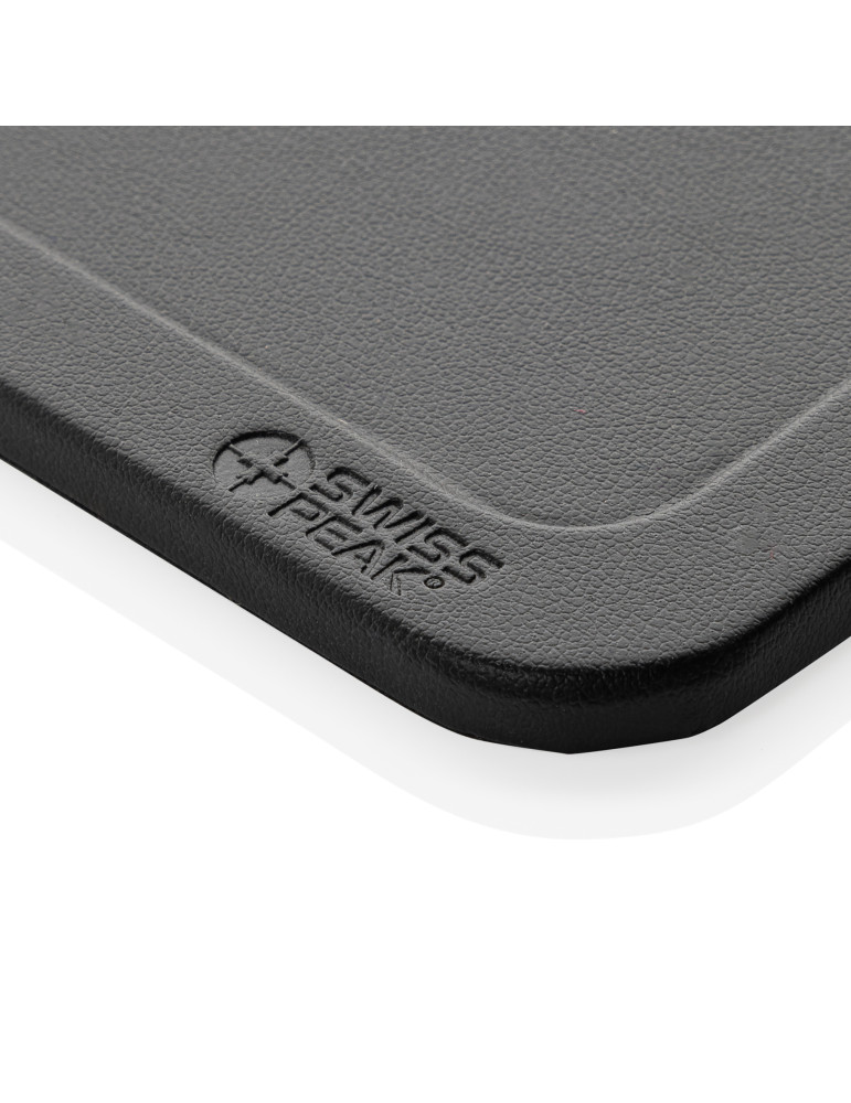 Plateau de bureau Swiss Peak avec chargeur 3 en 1 personnalisable