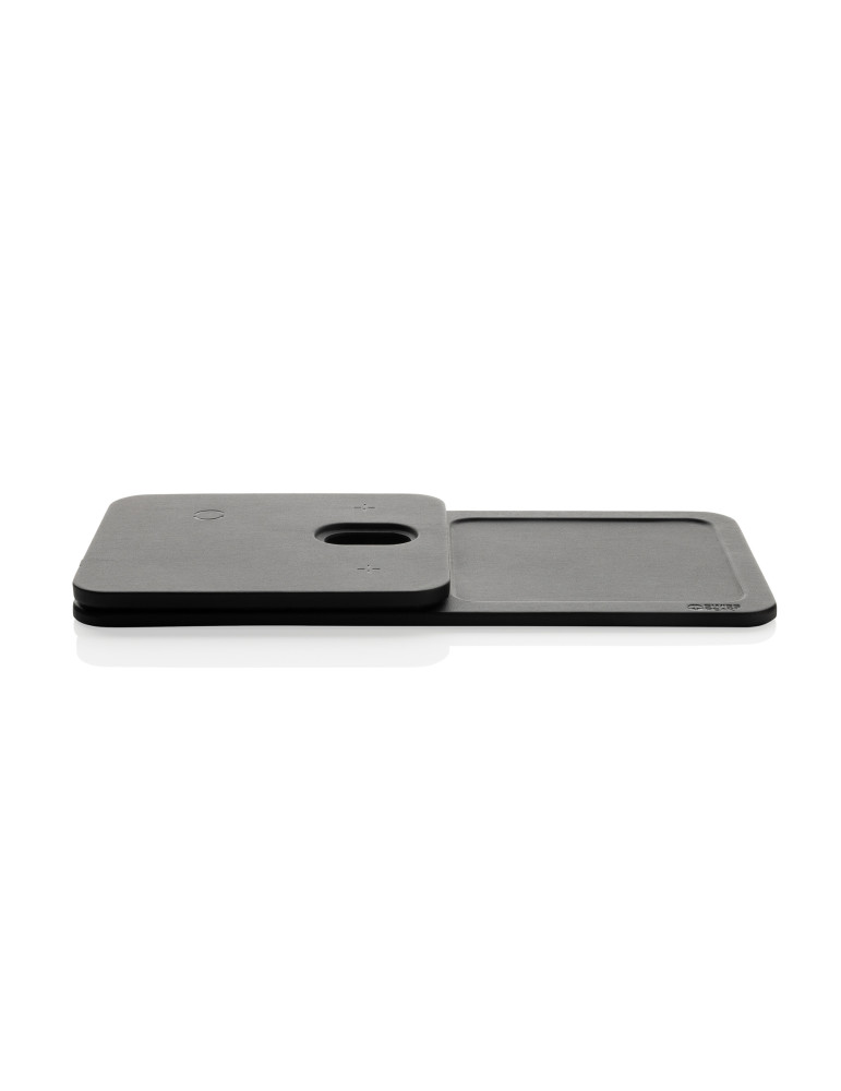 Plateau de bureau Swiss Peak avec chargeur 3 en 1 personnalisable