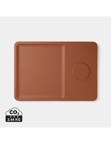 Plateau de bureau Vinga Timo avec chargeur sans fil 15 W personnalisable