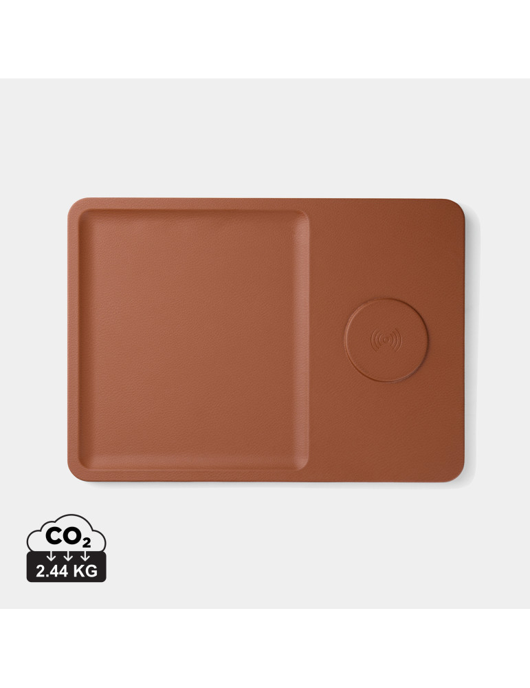Plateau de bureau Vinga Timo avec chargeur sans fil 15 W personnalisable
