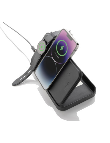 Étui Swiss Peak avec chargeur 3 en 1 et portefeuille amovible personnalisable 2