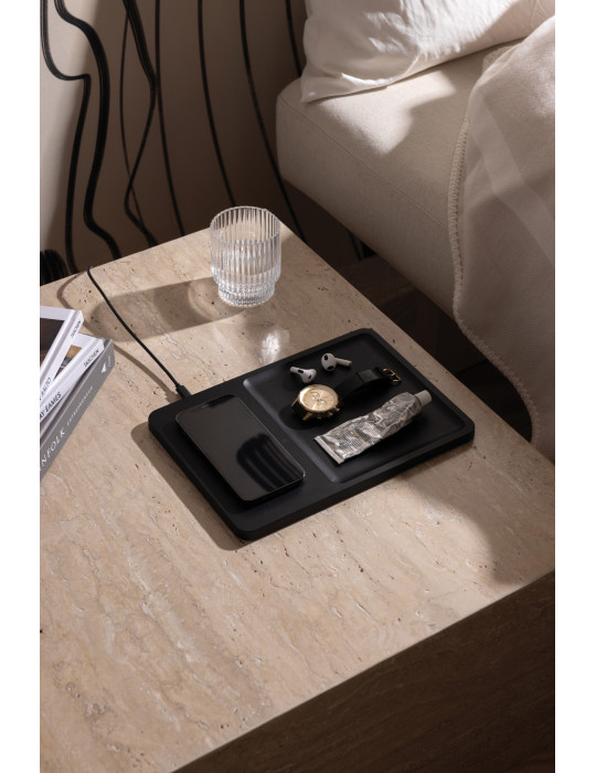 Plateau de bureau Vinga Timo avec chargeur sans fil 15 W personnalisable