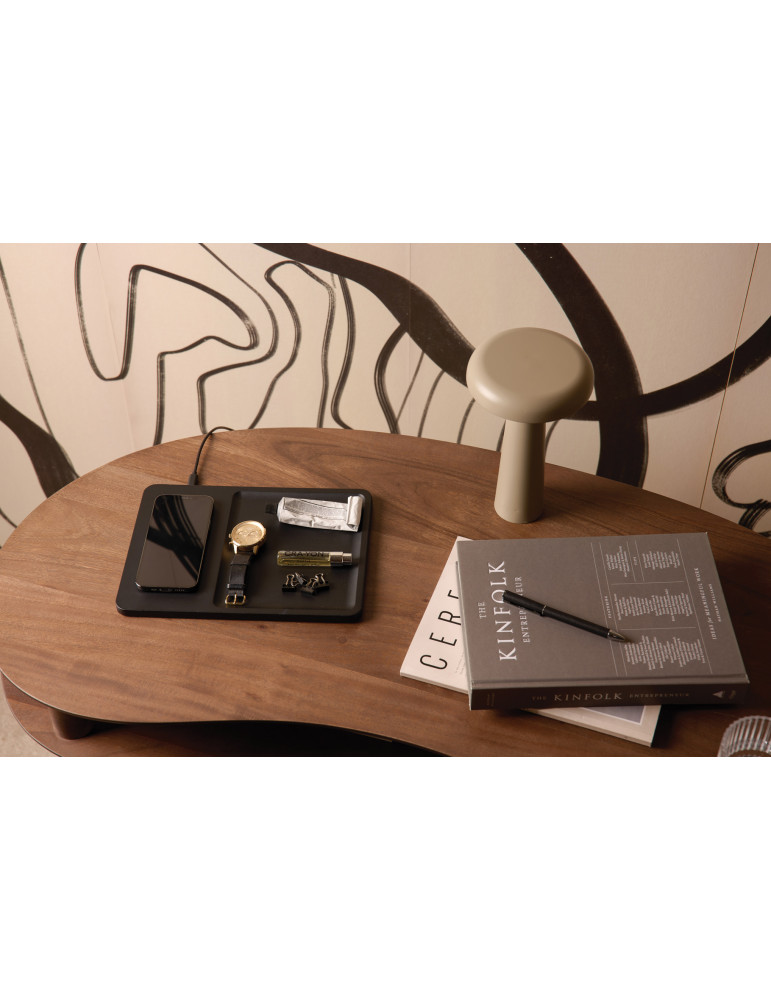 Plateau de bureau Vinga Timo avec chargeur sans fil 15 W personnalisable