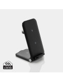 Chargeur 15W 3 en 1 en plastique recyclé RCS Powerpal personnalisable