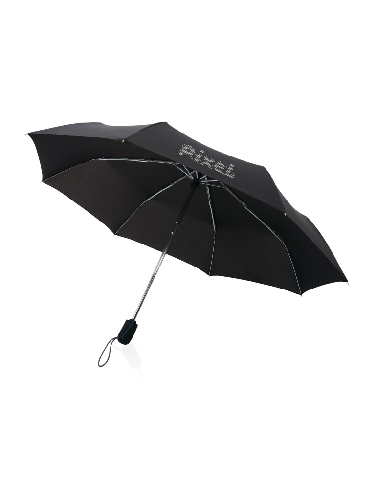 Parapluie pliant Swiss Peak Traveller 21 pouces AWARE personnalisable