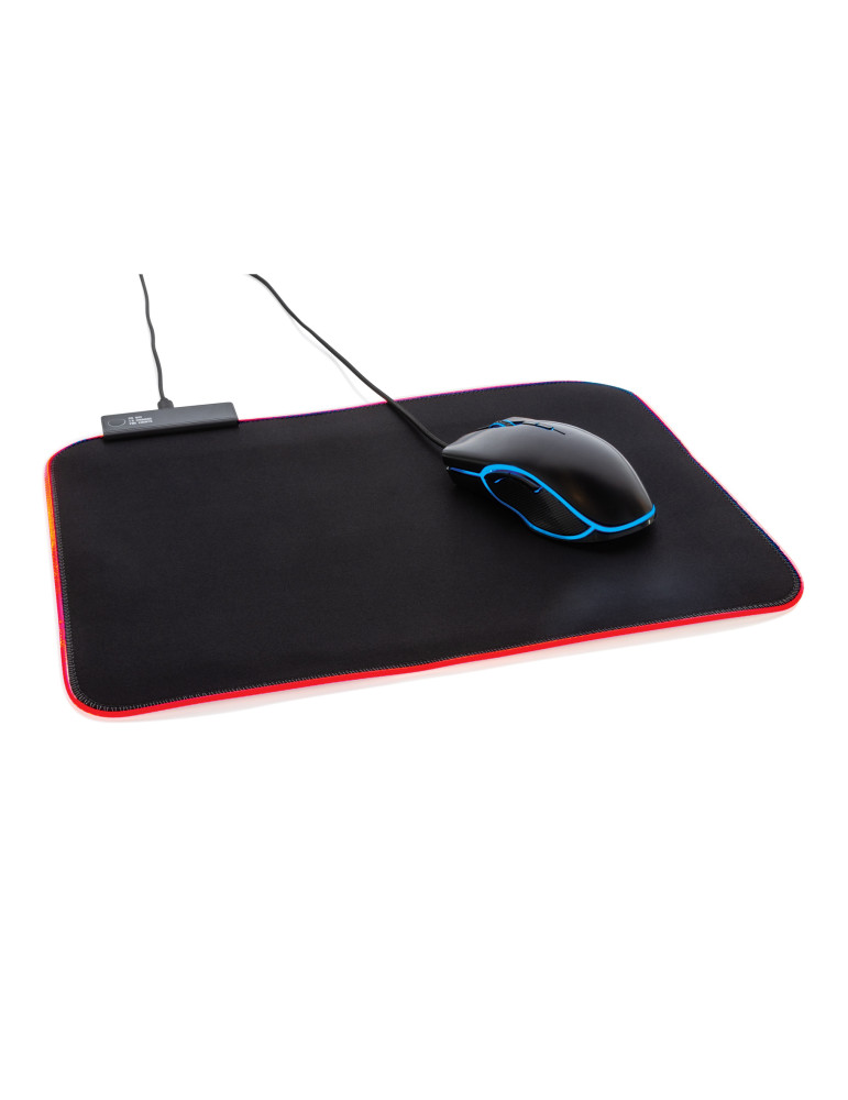 Tapis de souris gaming RGB Gaming Hero personnalisable