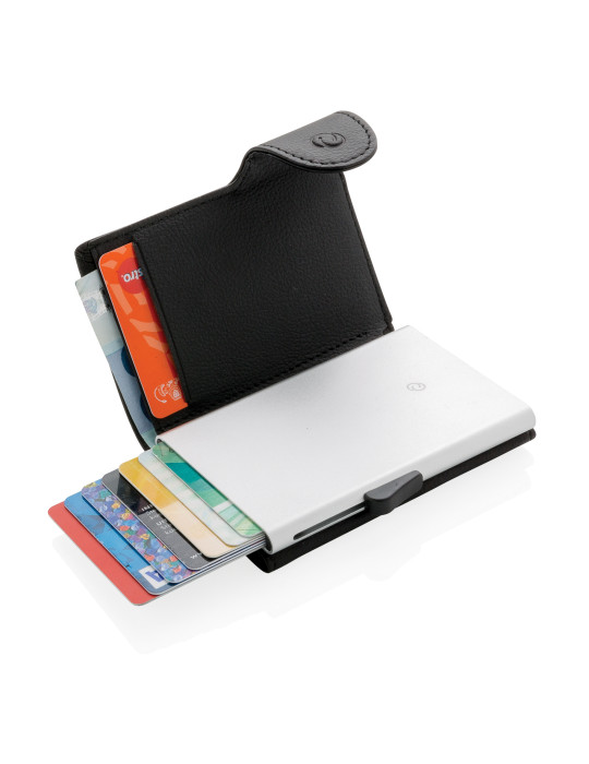 Porte-cartes C-Secure RFID avec portefeuille en PU personnalisable