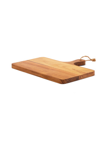 Planche de service horizontale Vinga Buscot en teck FSC personnalisable 2