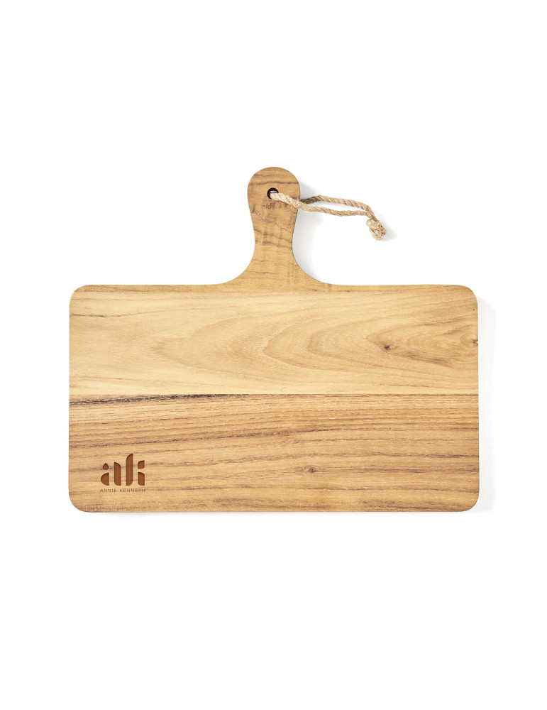 Planche de service horizontale Vinga Buscot en teck FSC personnalisable