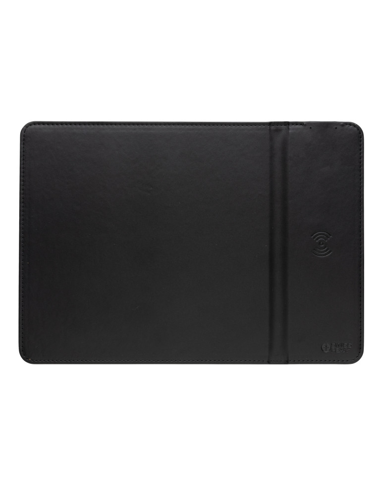 Tapis souris Swiss Peak en PU recyclé avec chargeur 10 W personnalisable