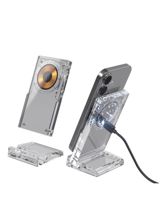 Support magnétique de recharge sans fil Magcharge 15W personnalisable