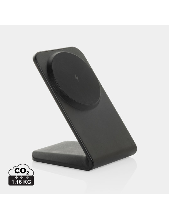 Chargeur magnétique 15W en plastique recyclé RCS VoltPerch personnalisable