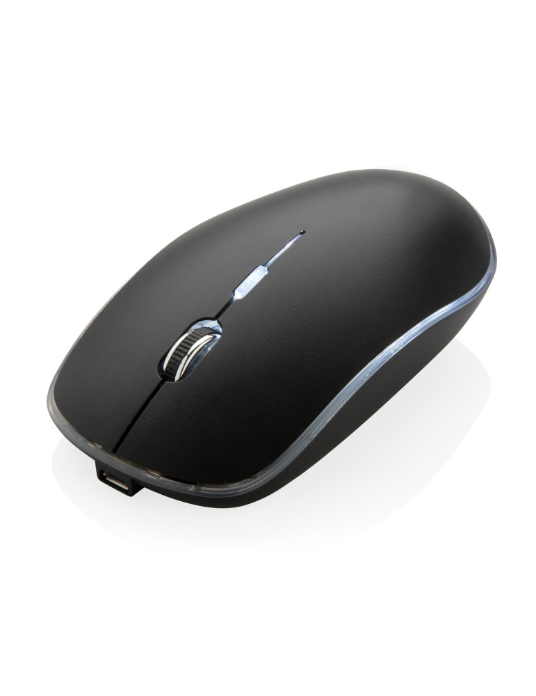 Souris sans fil lumineuse personnalisable