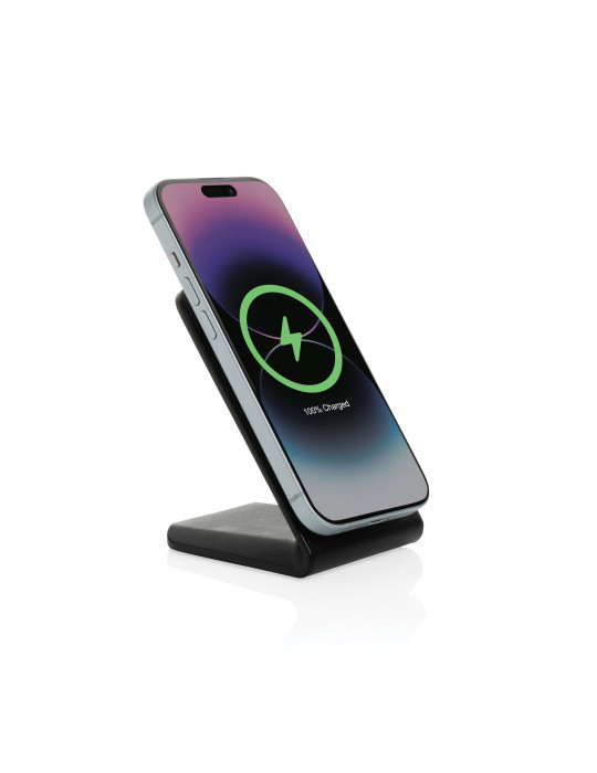 Chargeur magnétique 15W en plastique recyclé RCS VoltPerch personnalisable