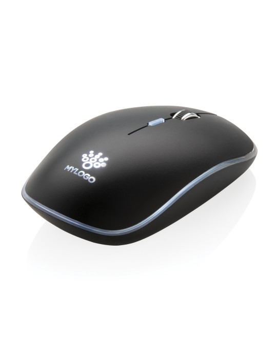 Souris sans fil lumineuse personnalisable