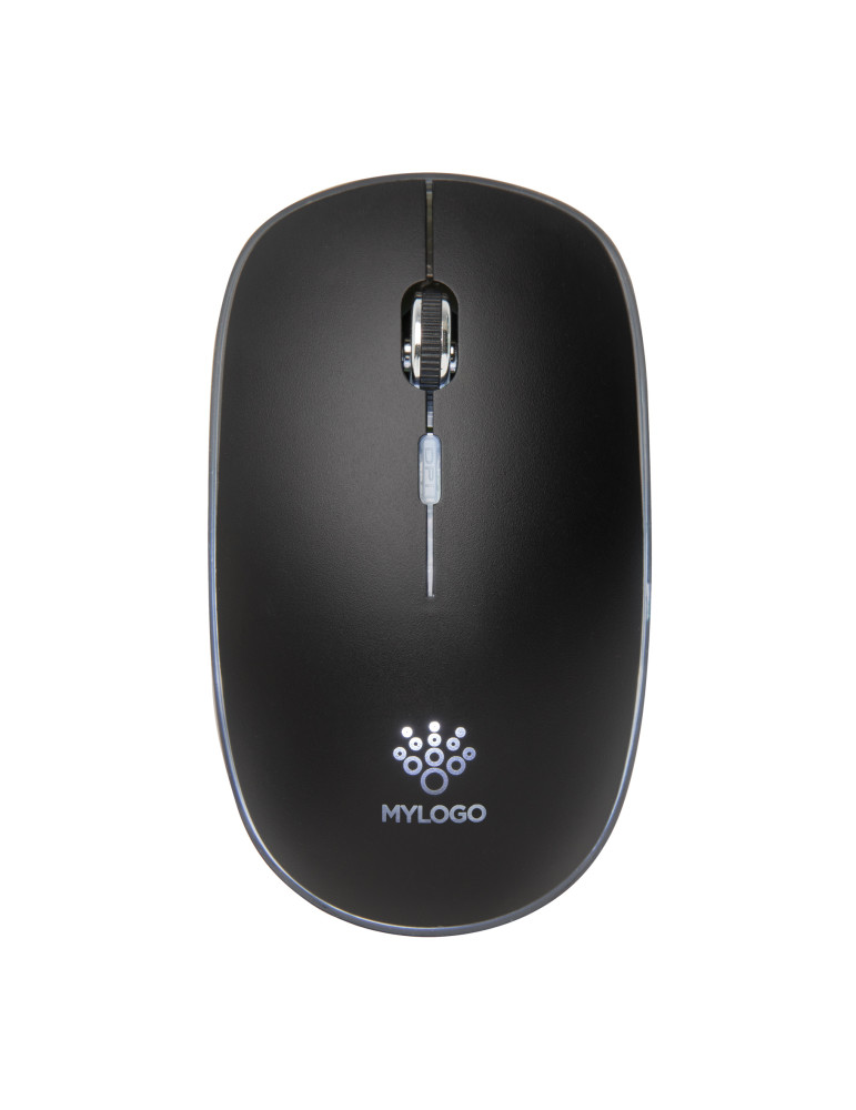 Souris sans fil lumineuse personnalisable