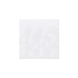 Lingette Éco-responsable de Nettoyage en RPET 13x13cm - Personnalisée RPET Matières : PET recyclé Couleurs : blanc