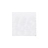 Lingette Éco-responsable de Nettoyage en RPET 13x13cm - Personnalisée RPET Matières : PET recyclé Couleurs : blanc
