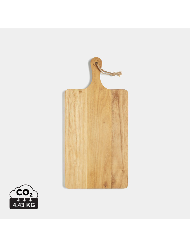 Planche rectangulaire de service Vinga Buscot teck FSC personnalisable