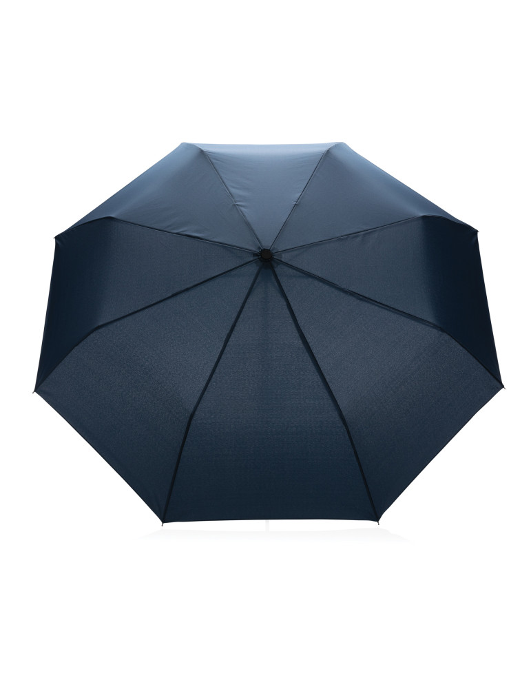 Mini parapluie Impact AWARE 20,5 pouces poignée bambou personnalisable