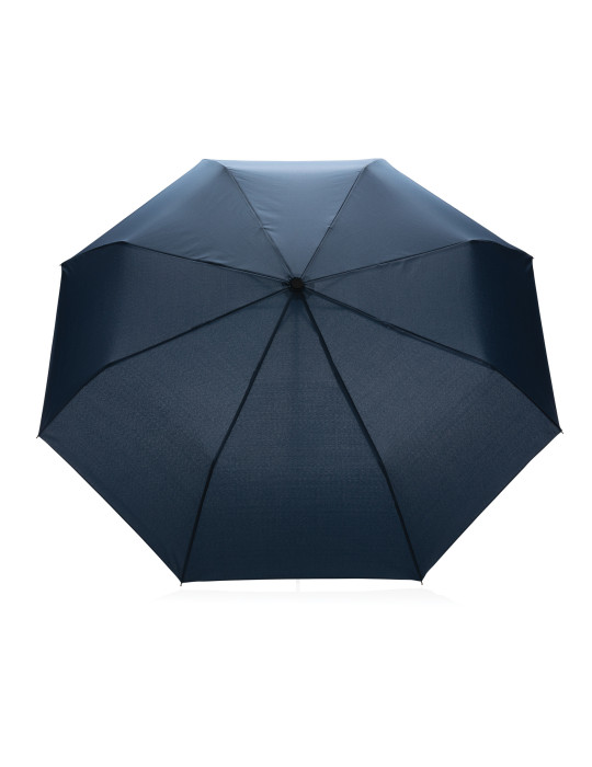 Mini parapluie Impact AWARE 20,5 pouces poignée bambou personnalisable
