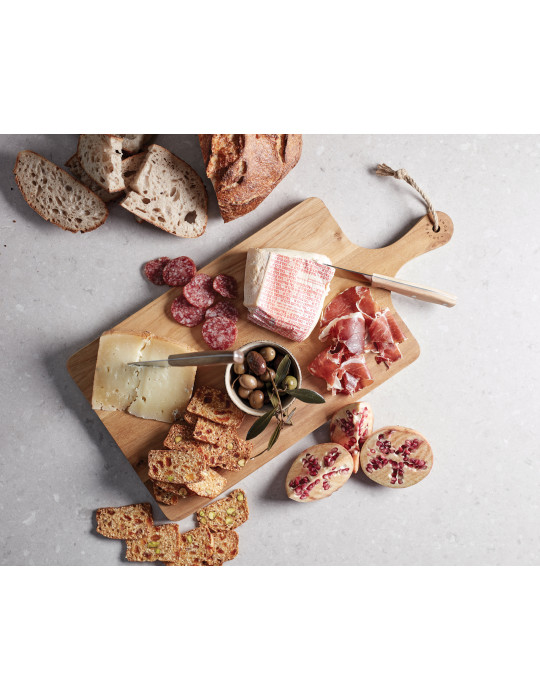 Planche rectangulaire de service Vinga Buscot teck FSC personnalisable