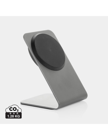 Support de recharge magnétique 15W en aluminium Terra personnalisable