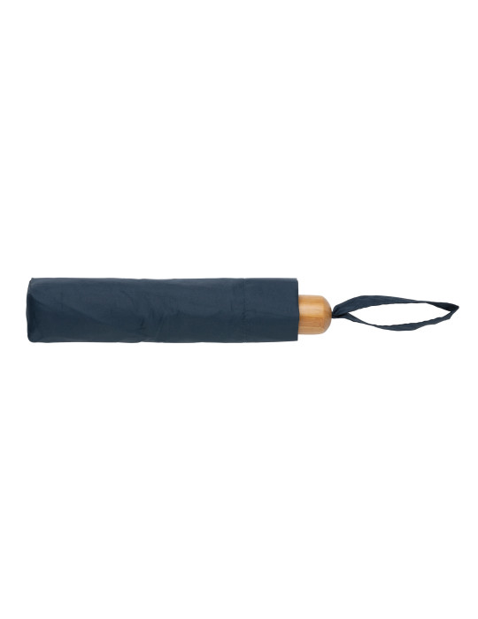 Mini parapluie Impact AWARE 20,5 pouces poignée bambou personnalisable