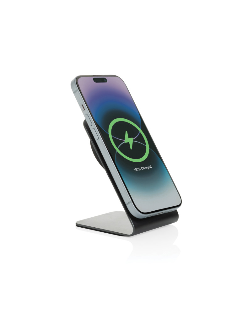 Support de recharge magnétique 15W en aluminium Terra personnalisable