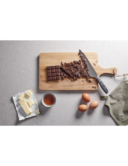 Planche rectangulaire de service Vinga Buscot teck FSC personnalisable