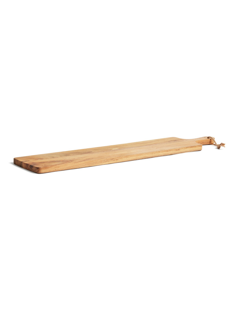 Planche longue Vinga Buscot 75 × 15 cm teck FSC personnalisable